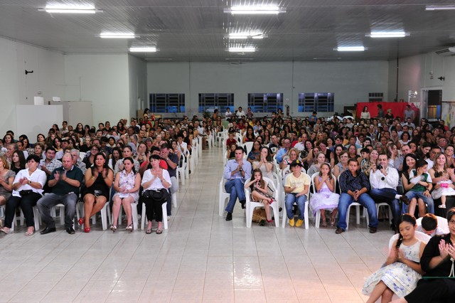 O salão ficou lotado