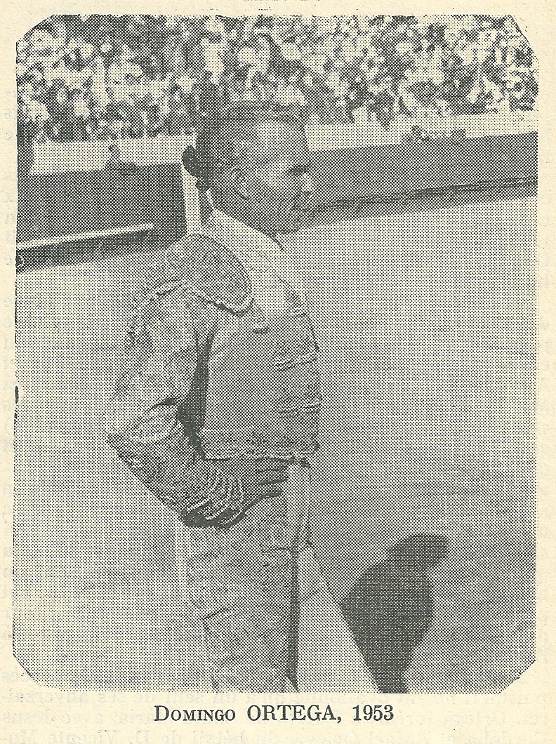 Domingo Ortega 1953 (auteur non mentionné dans L'Art du Toreo éd.1954))