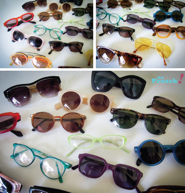 Coleção de óculos escuros - sunglasses collection Coleção de óculos escuros - sunglasses collection