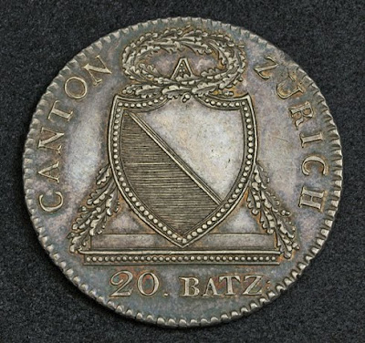 Switzerland Swiss Batzen silver coins money currency