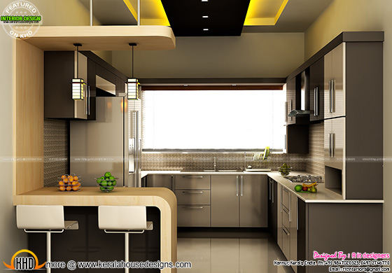 Modular kitchen interior