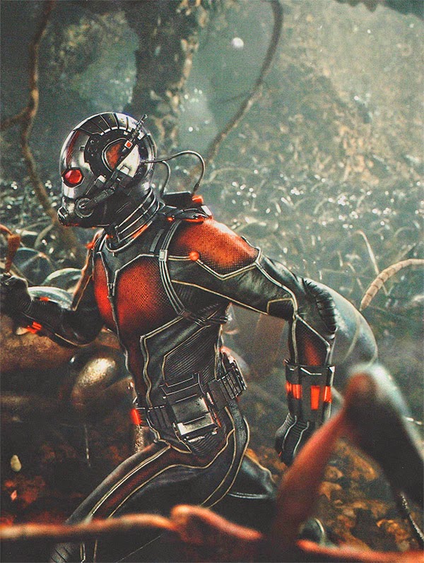 Paul Rudd dentro del traje de Ant-Man