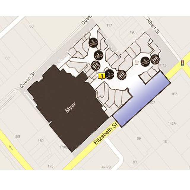 Future Scenario Site Location, & Myer Centre Link