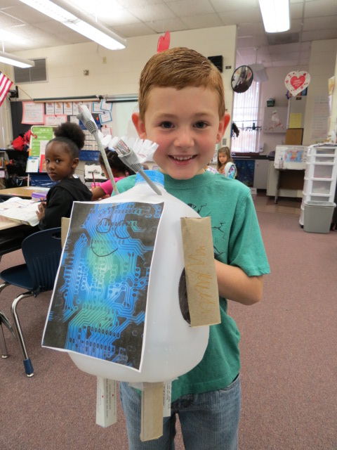 First Grade Speedsters: Family Project- Build a Robot from Recycled