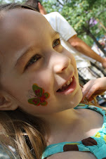 Face painting at the school's Spring Fling
