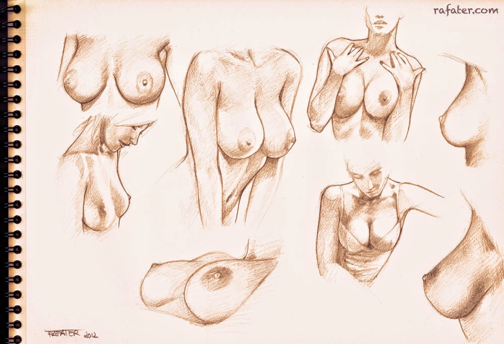 Sketching some boobs.