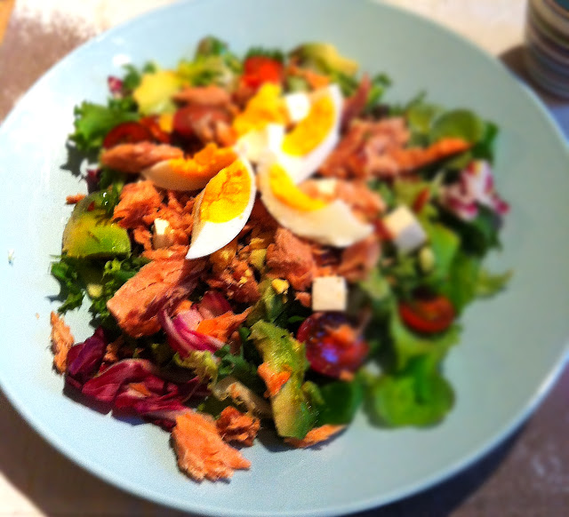 Chez Babylon Savulohisalaatti