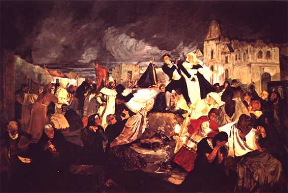 Conoces este cuadro? Terremoto de 1812 de Tito Salas culturizando Conoces este cuadro? Terremoto de 1812 de Tito Salas culturizando