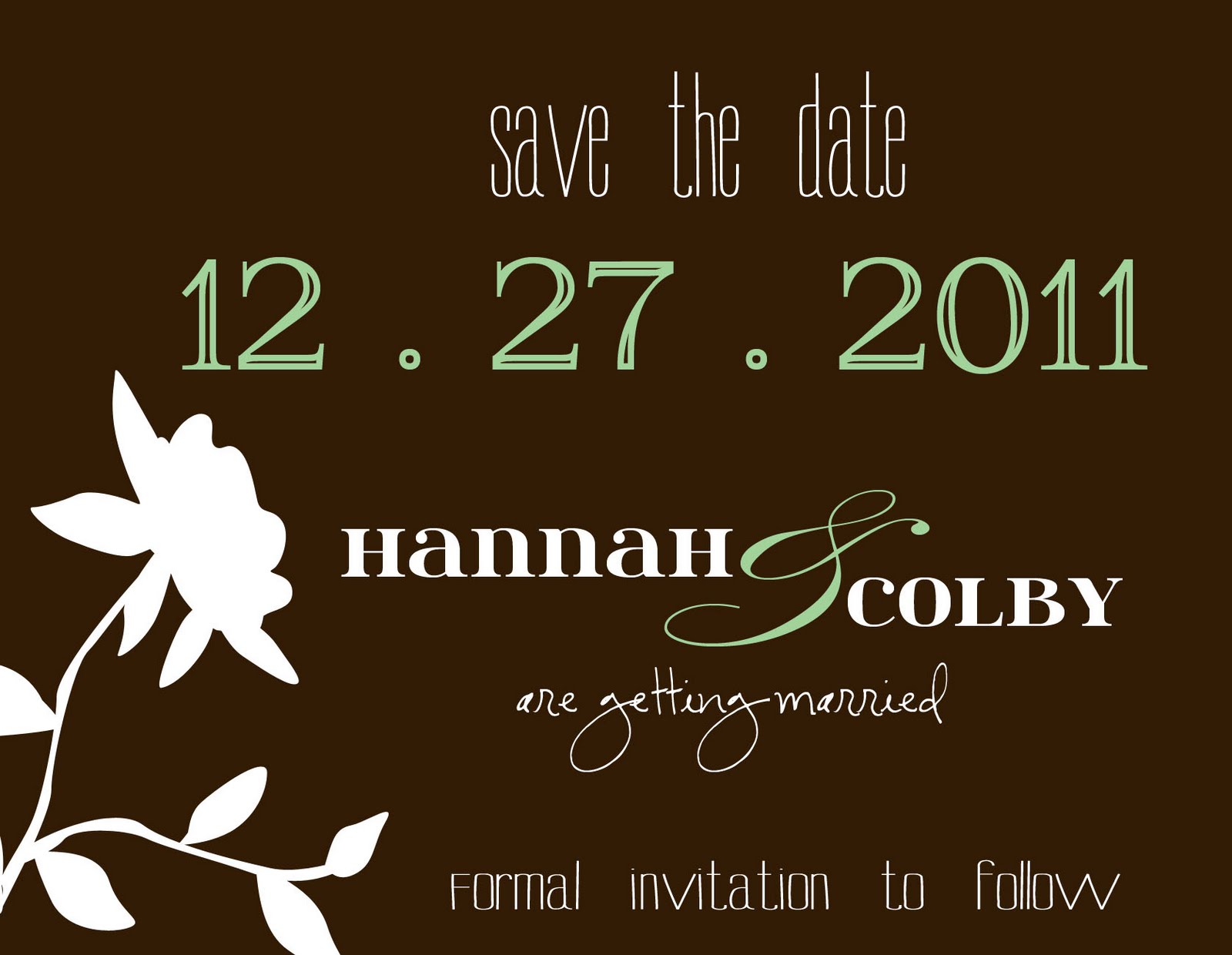 design save the date