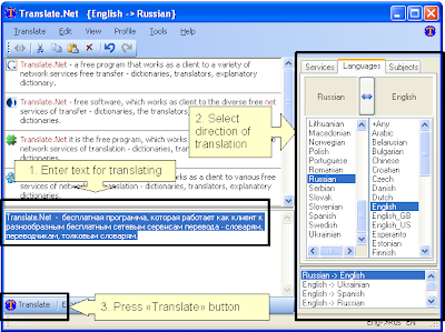 أفضل برنامج ترجمة Translate.Net المترجم الرائع للكلمات والنصوص Translate+net