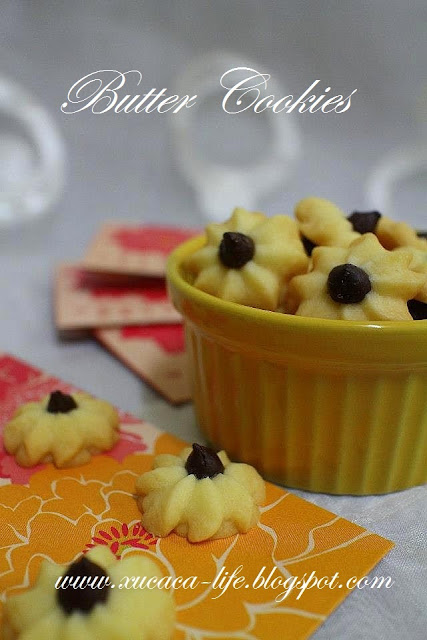 Butter . flour & me 爱的心灵之约: butter cookies (传统奶油曲奇饼) Butter . Flour & Me 爱的心灵之约: Butter Cookies (传统奶油曲奇饼)