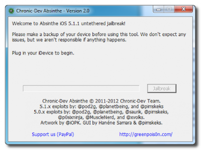 How to Jailbreak untethered iPhone [5.1.1] using Absinthe 2.0