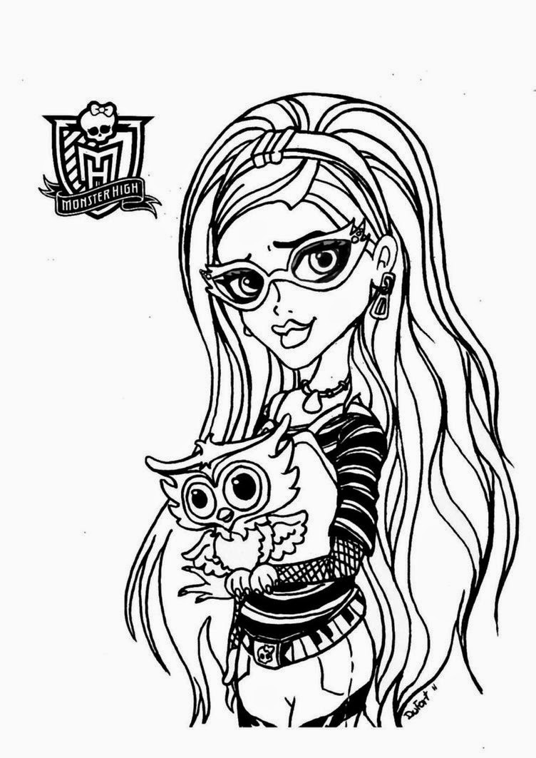 desenhos para colorir das monster high desenhos para colorir