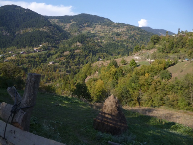 Paisaje durante la bajada