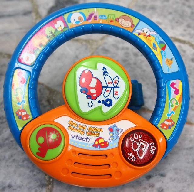 vtech spin and explore steering wheel