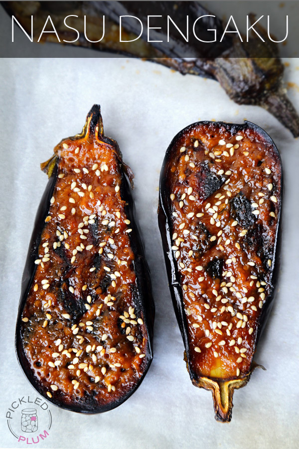 [Japanese Recipes] Nasu Dengaku Miso Glazed Eggplant All Asian