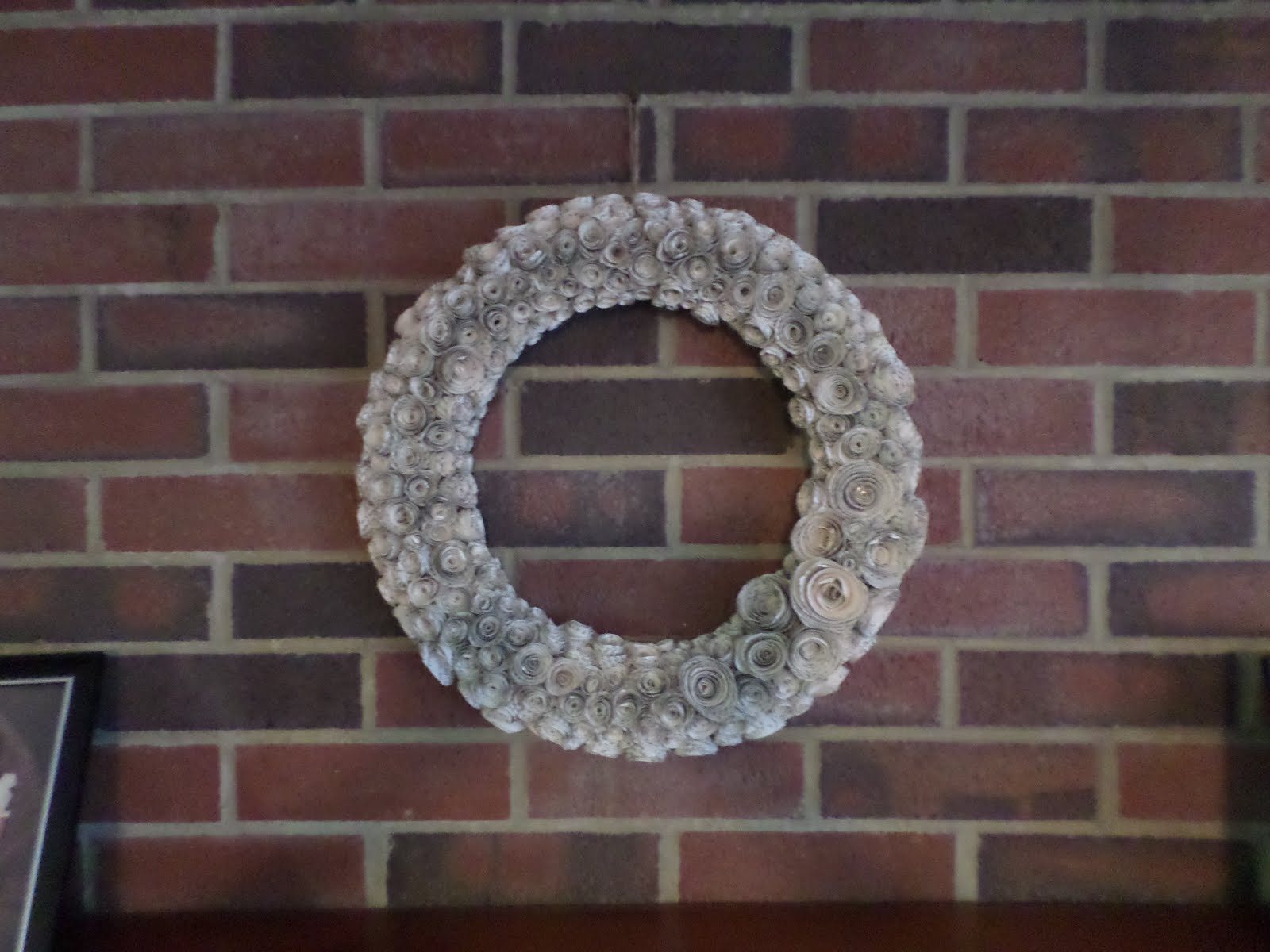 UpCycled Book Page Wreath