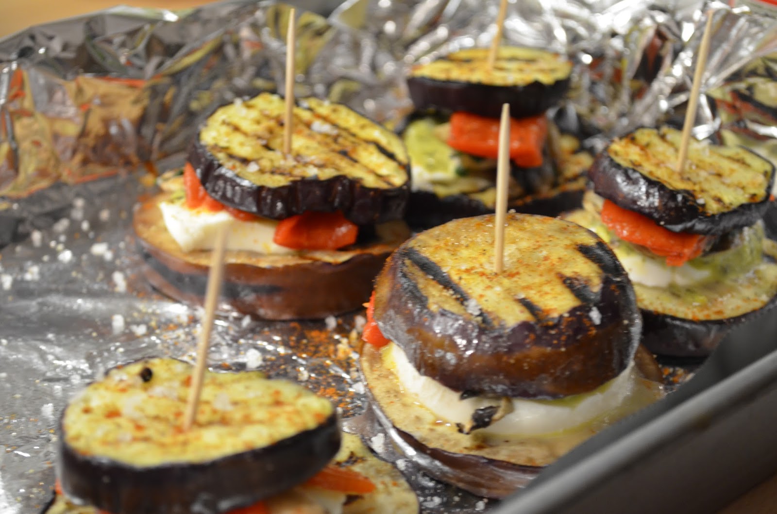 Eggplant Towers Stuff and Spice