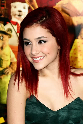 Specialy fans of Ariana Grande are adopting Ariana Grande Hot red hairstyle
