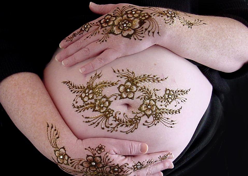 Mehndi Design Cake