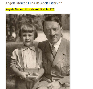 Angela Merkel: Filha de Adolf Hitler??? AGENDA GLOBAL 2030 ATE 2150...