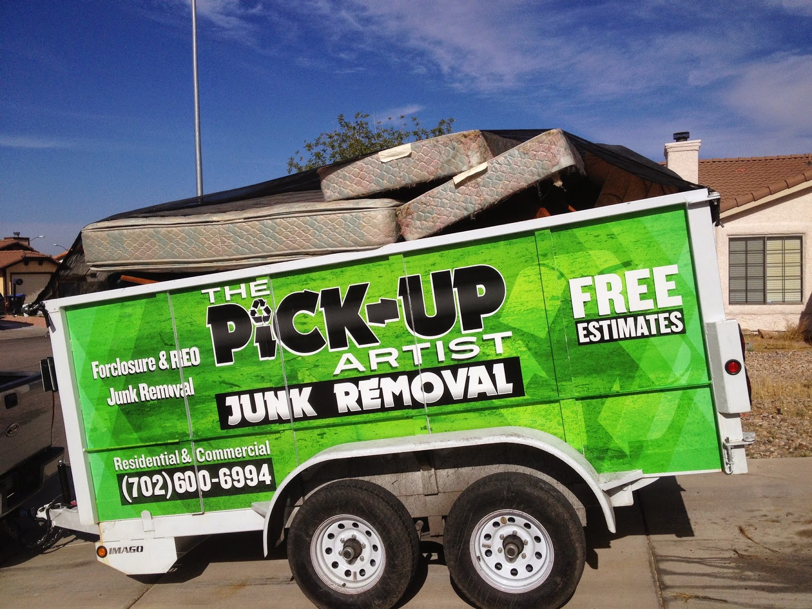 The Pick Up Artist Junk Removal 7026006994 Junk Removal In Las Vegas