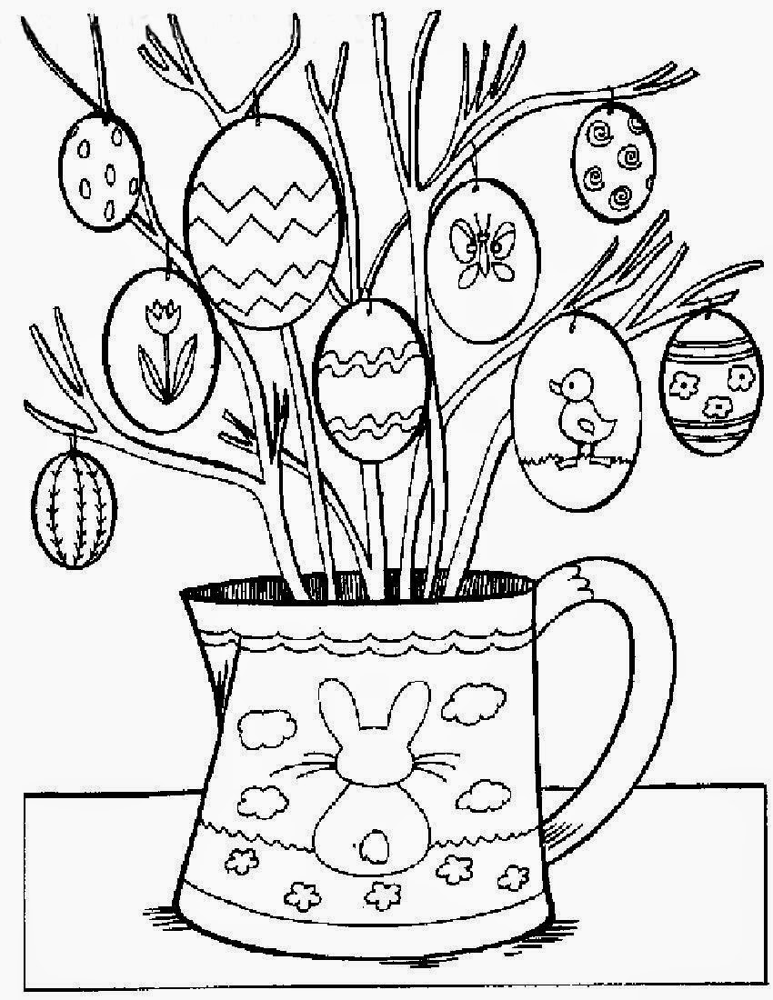 Easter egg coloring pages Easter egg coloring pages
