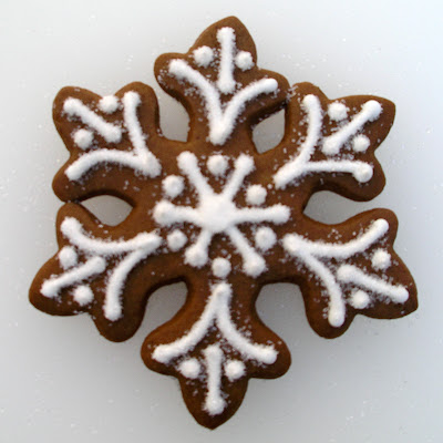 Snowflake Cookie from TheGingerCookie.com