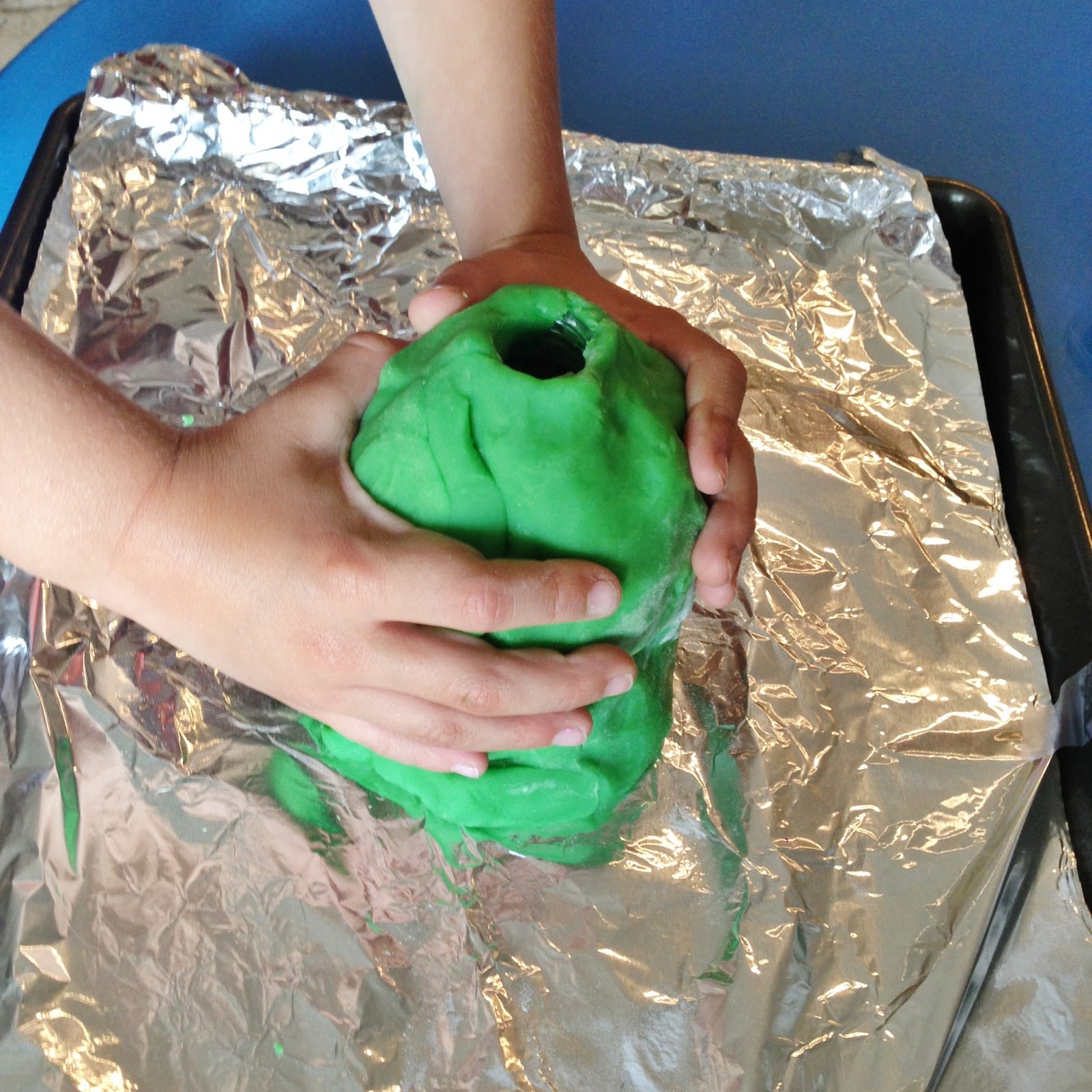 Domestic Charm Play Dough Volcano