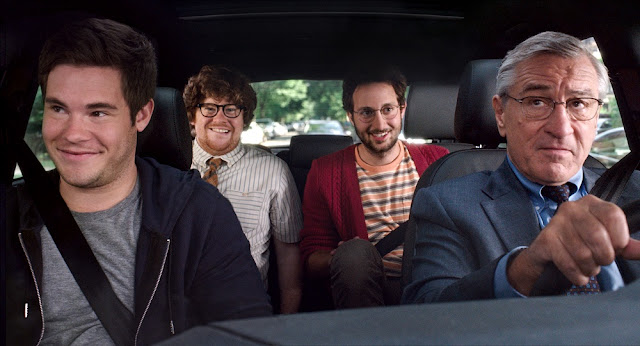 Ben (Robert De Niro) with the minor supporting characters who we won't know enough about. Robert De Niro The Intern 2015 movie still