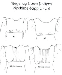 Regency  Gown Neckline Supplement.