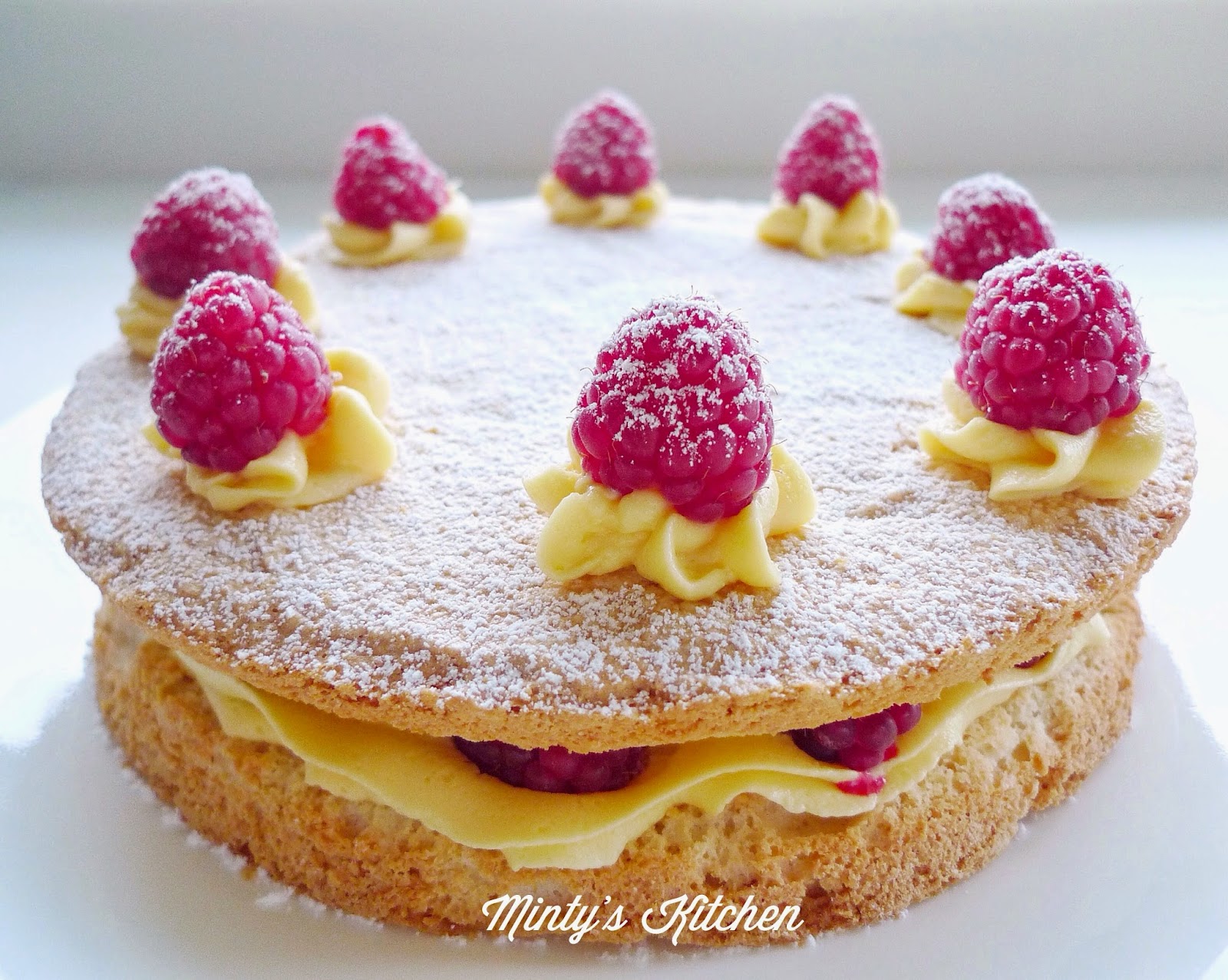 Minty's Kitchen Raspberry Dacquoise