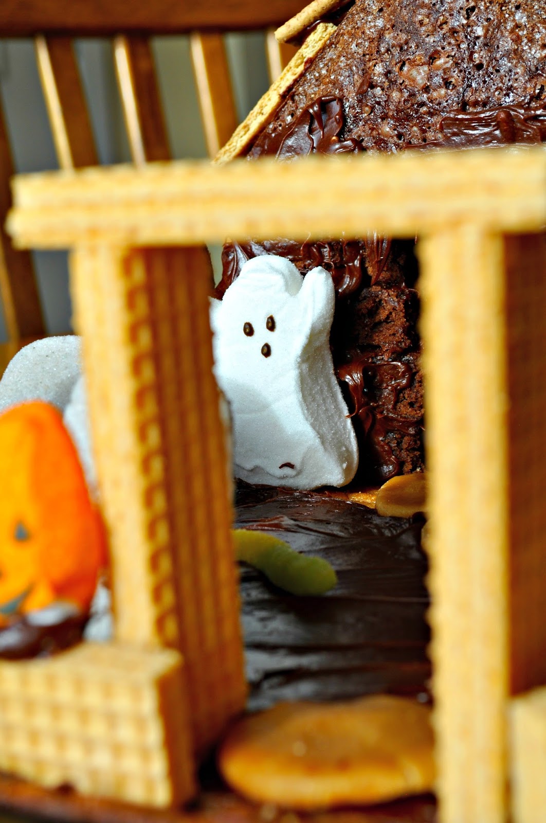 Bake, Make, and Decorate a Haunted Brownie House