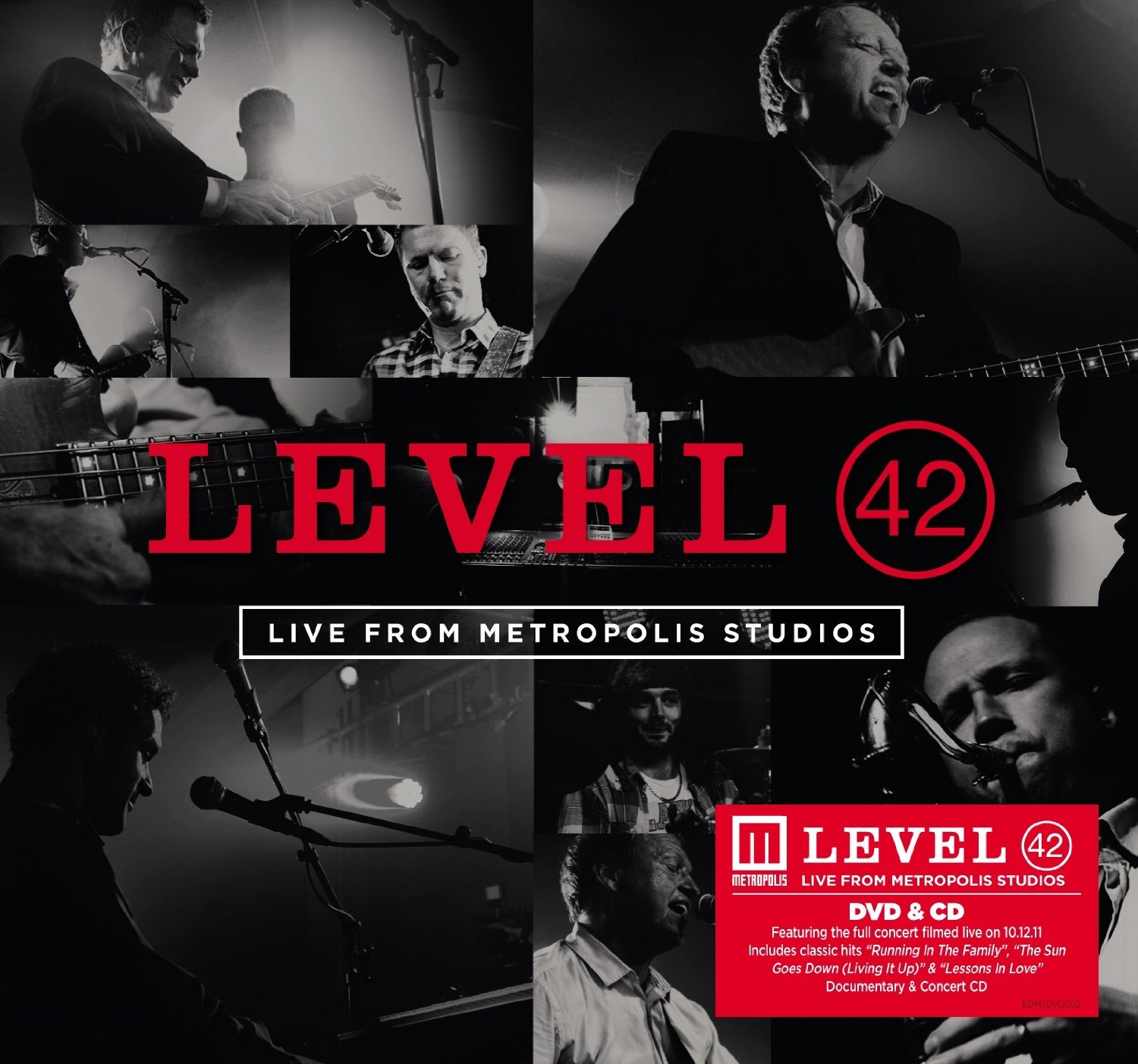Eighties News "Level 42 Live From Metropolis Studios", CD y DVD que