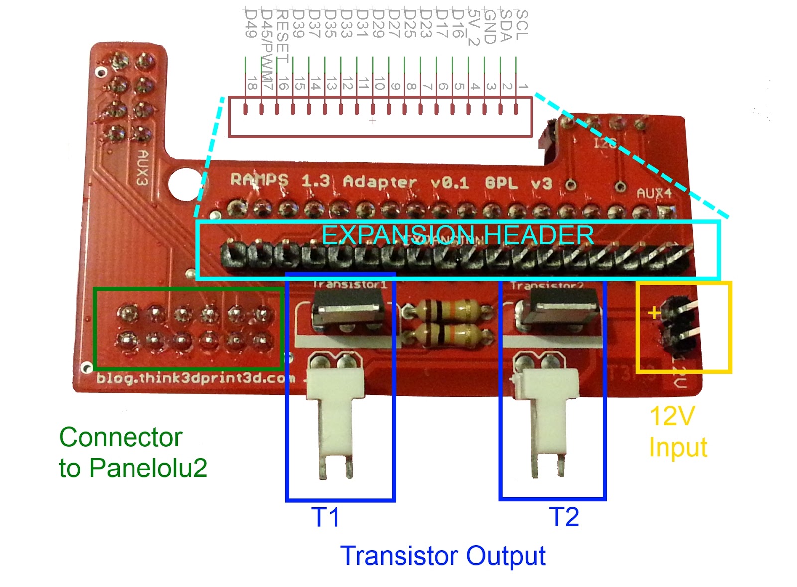 Think3dPrint3d Panelolu2 for RAMPS and Printrboard