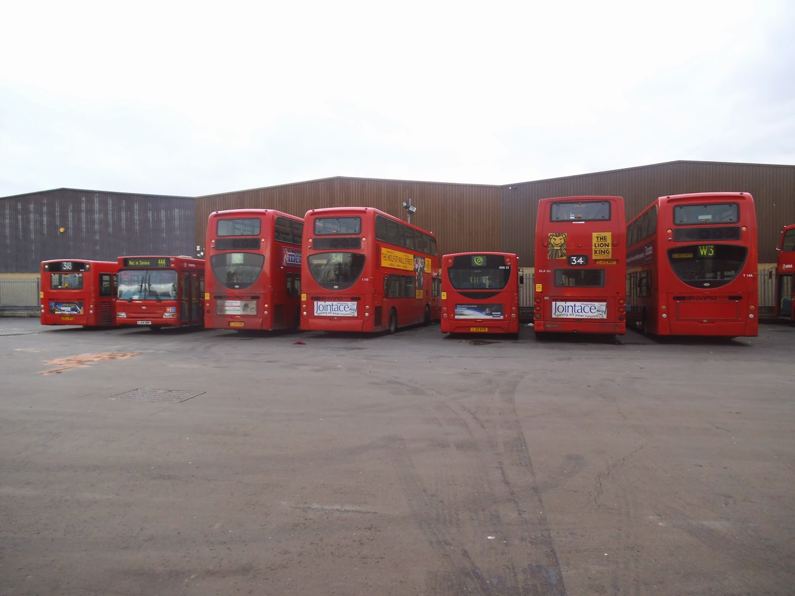 The Circle Of London Arriva London Lea Valley Garage Lv Farewell