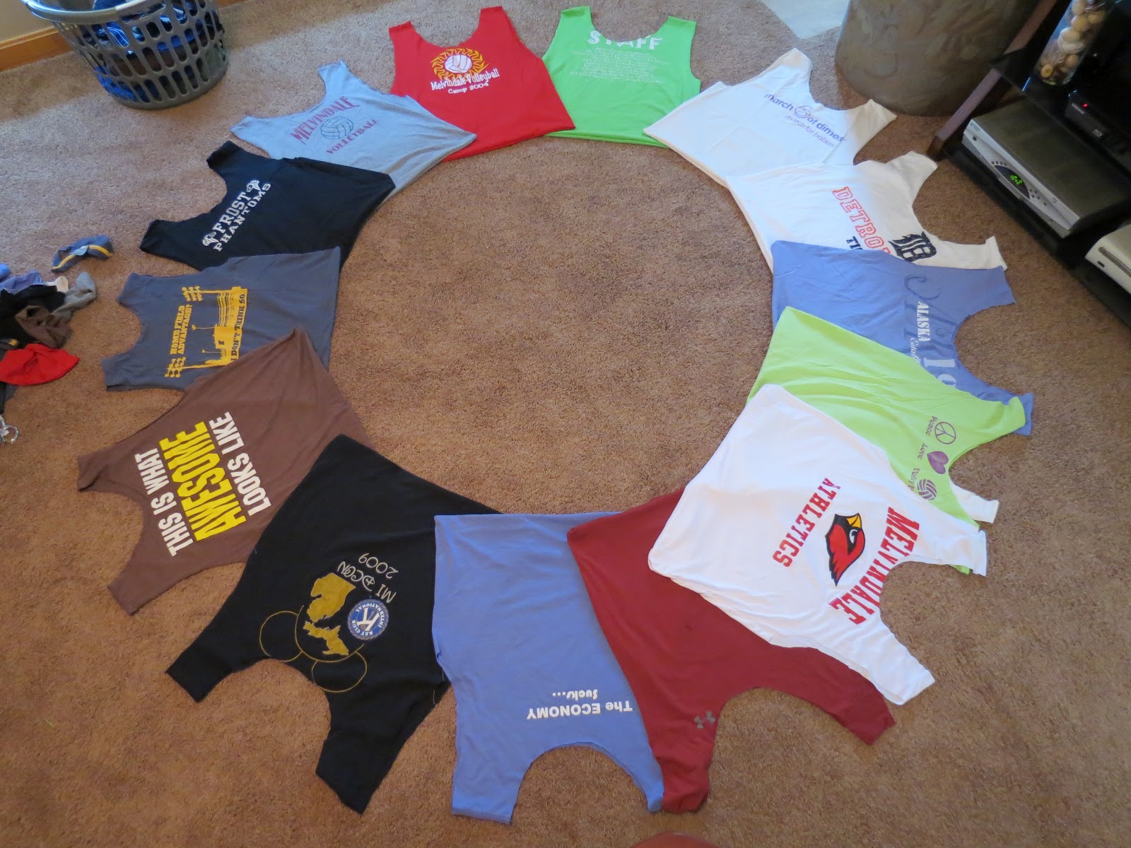 Walks Like Rain Upcycled TShirt DIY Reuseable Shopping Bags