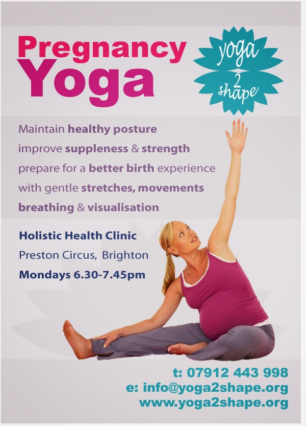 kat frost art and photography graphic design prenatal yoga flyer
