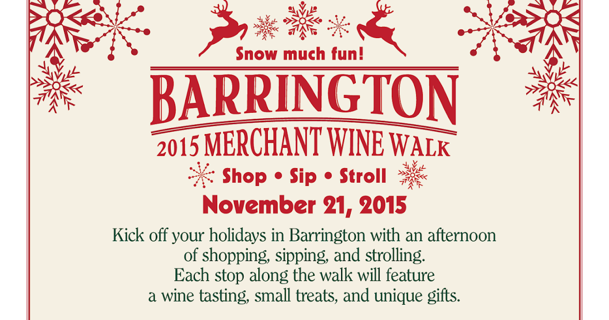 A Little Time and a Keyboard Barrington Holiday Wine Walk November 21