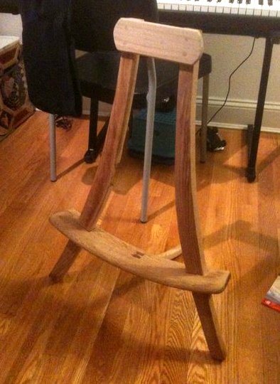 wood guitar stand plans