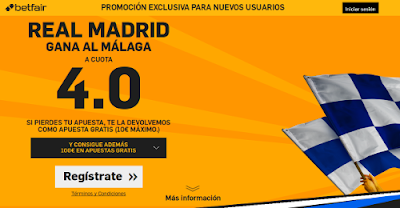betfair Real Madrid gana Malaga super cuota 4 Liga España 26 septiembre betfair Real Madrid gana Malaga super cuota 4 Liga España 26 septiembre