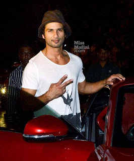 Shahid Kapoor spotted at Olive in Bandra