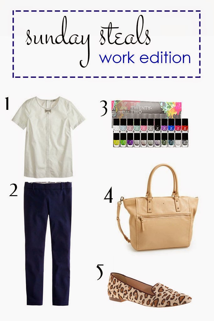 jcrew sale, kate spade sale, lilla kate sape, leopard loafers sale, work clothes, jewelled bow top sunday steals work edition