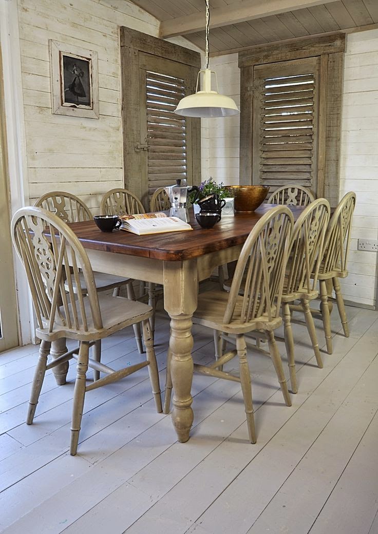 9 fotos de decoración de comedores rústicos Muebles de comedor rustico antiguo