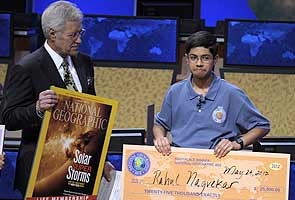 Indian-American teenagers sweep this year's National Geographic Bee