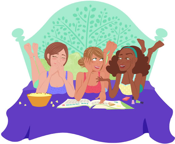invitations for sleepover party