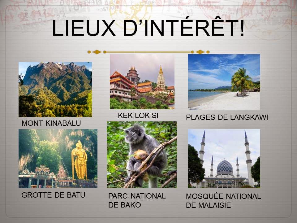 Classe de CM2. École Saint Louis des Français. Exposé. La Malaisie.