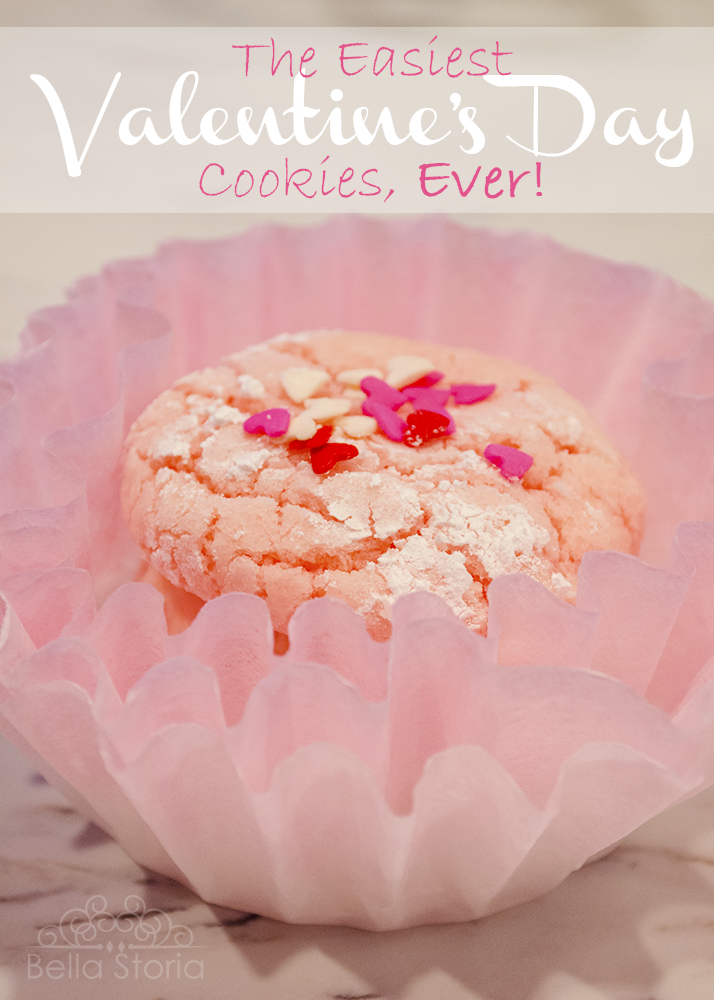 Pink Valentine's Day Crinkle Cookies | Welcome!