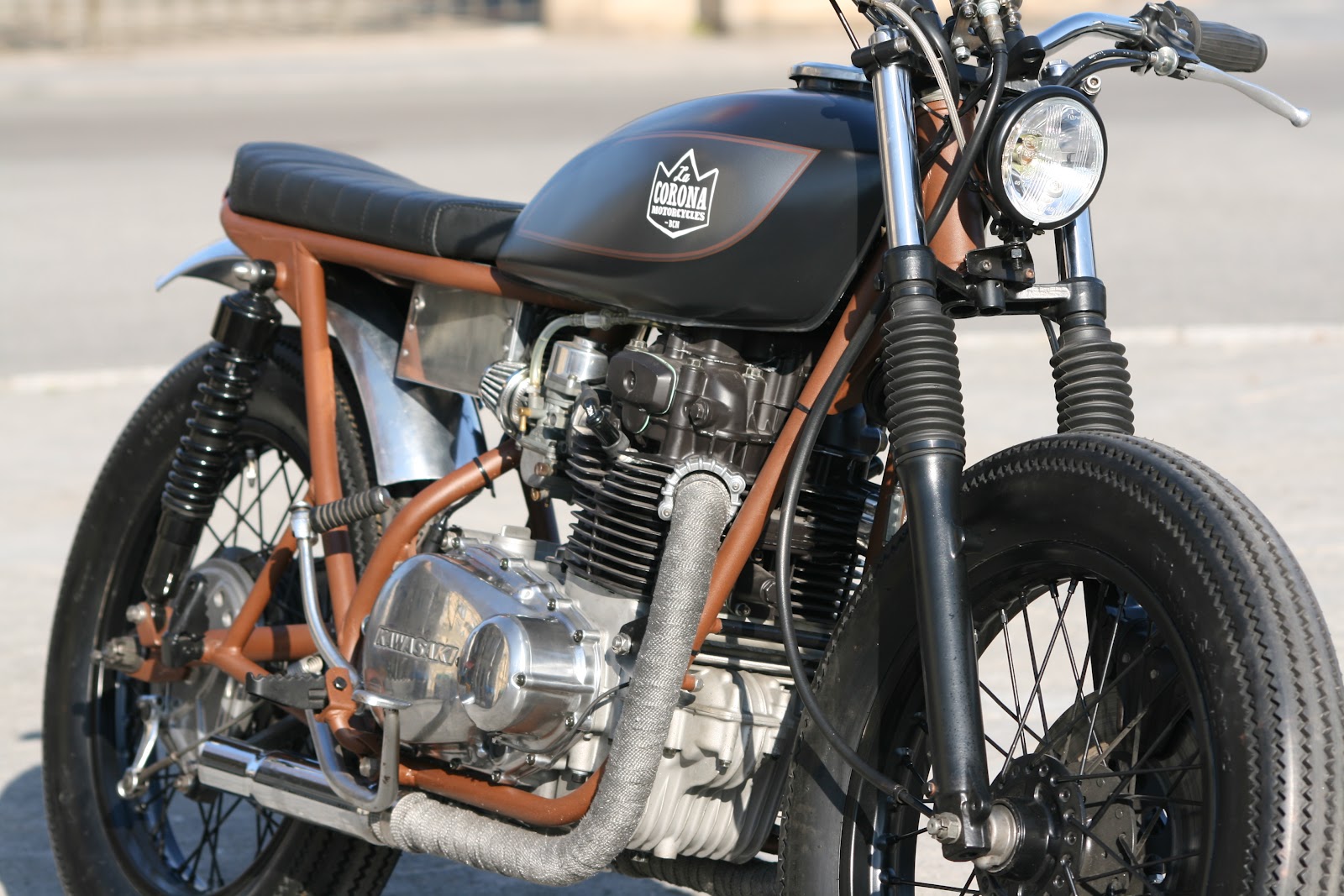 Vintage Racers Kawasaki Kz400 By La Corona Motorcycles