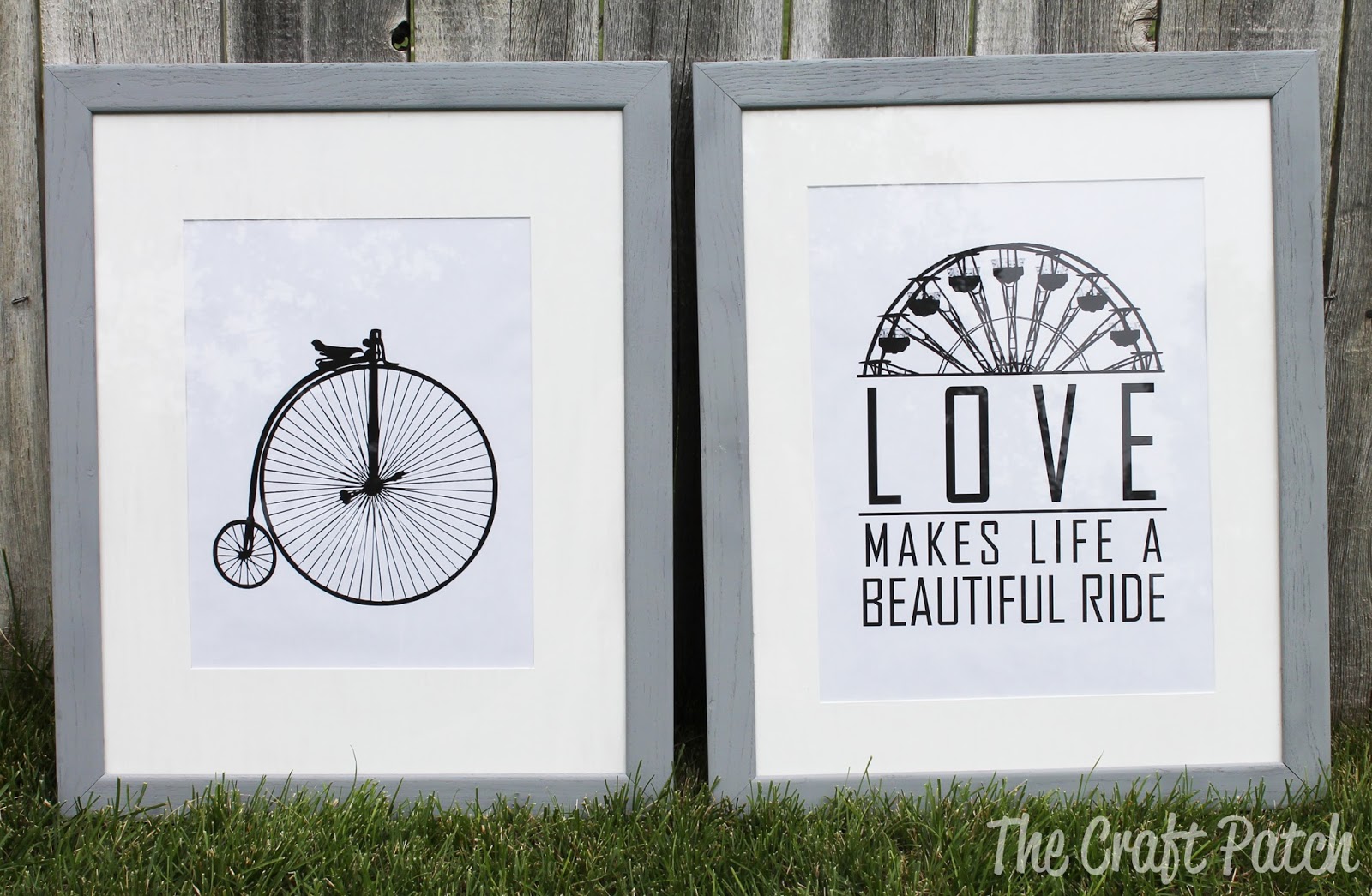 Yard Sale Picture Frame Transformation